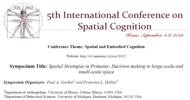 5th Int'l Conference on Spatial Cognition - Rome, Italy_Sept 4-8, 2012